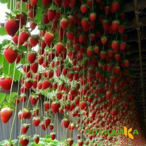 Клубника ампельная Анастасия купить по цене от 370р. в интернет-магазине «Посадика» с доставкой почтой в в Тайшете и по всей России – [изображение №1].